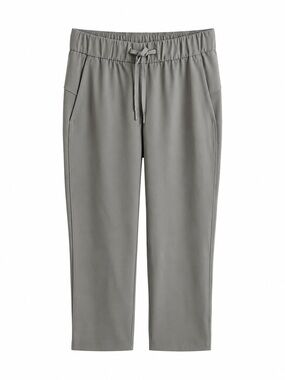 Lululemon Khaki Slim-Fit Mid-Rise Crop Pants / Joggers Size 4 NWOT